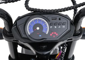 Elektrická motorka SUPERMOTO čierna