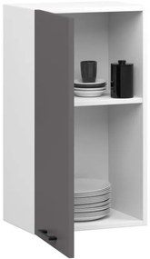 Horná kuchynská skrinka OLIWIA W40 H720 biela / grafitová / sivá