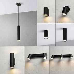 Brilagi - Luster na lanku CRISPINA 1xGU10/10W/230V čierna