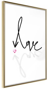 Artgeist Plagát - This is Love [Poster] Veľkosť: 30x45, Verzia: Čierny rám