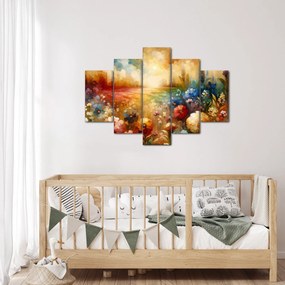 Obraz - Pestrofarebná lúka (150x105 cm)