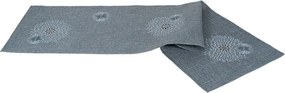 Sivý obrus v modernom dizajne 40 × 140 cm