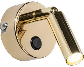 Nástenné bodové svietidlo ENZO 1xG9/8W/230V zlatá