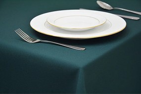 Dekorstudio Obrus na stôl - tmavo zelený Rozmer obrusu (šírka x dĺžka): 140x220cm