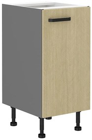 Kuchynská skrinka SCANDI jedľa/antracitová 40d 1f bb