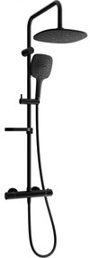 Mexen KX17 sprchový set s termostatickou batériou Kai, čierna, 771501791-70