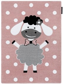 Dywany Łuszczów, Detský kusový koberec Petit Dolly sheep pink, 140x190, ružová, detská izba