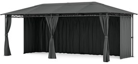 Blumfeldt Mondo 3x6 altánok s kovovým rámom a 4 bočnými stenami