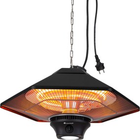 Blumfeldt Heat Hexa, infračervený ohrievač, 800/1200 W, halogén, IP34, LED, čierny