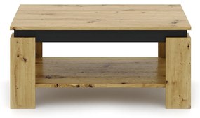 Konferenční stolek Turia 90 cm dub artisan/černý