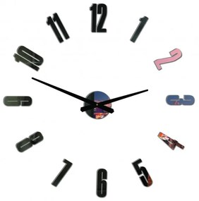 Nalepovacie hodiny na stenu do obývačky moderné I SENTOP 12P041