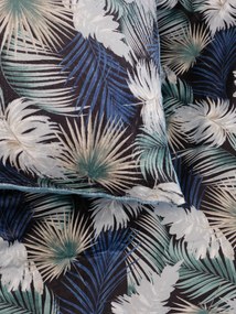 Obliečka na vankúš mikroplyš Digital 50 × 70 cm - Taisa zeleno/modrá