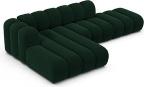 Tmavozelená rohová pohovka (ľavý roh) Lupine – Micadoni Home