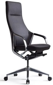 BESTUHL Luxusné kancelárske kreslo HONOR čierna koža