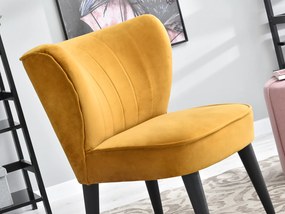Relaxačné kreslo Arginteno (medová + čierna). Akcia -21%. Vlastná spoľahlivá doprava až k Vám domov. 1135631
