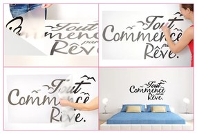 Vodoodolná samolepka do sprchy Ambiance Seductive