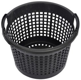 Záhradný kôš čierny 400 mm