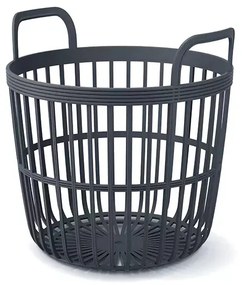 Plastový univerzálny kôš s úchytkami IKPIO430 43 cm - antracit