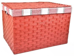 Vingo Úložný box s víkem červený Rozměry (cm): 43x32, v. 30