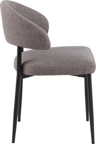 Jídelní židle Edina šedohnědá