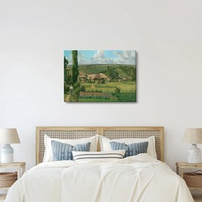 Obraz - Camille Pissarro, Landscape at Les Pâtis, Pontoise, reprodukcia (70x50 cm)