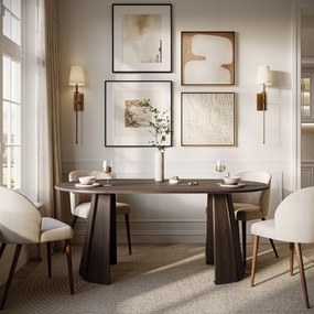 JEDÁLENSKÝ ROZKLADACÍ STÔL PATRIZIO ORECH 100 / 180 cm