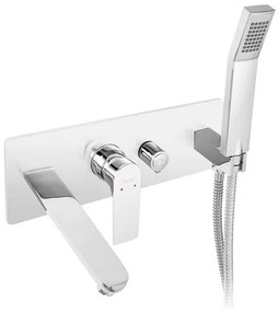 Novaservis Algeo Square sprchová a vaňová batéria vrátane podomietkového telesa chróm baq11p 82220.0