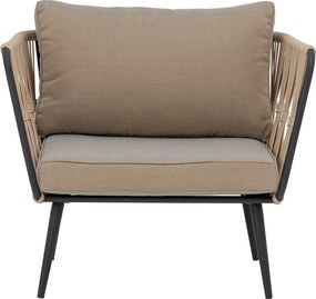 Béžové polstrované záhradné kreslo Pavone – Bloomingville