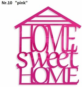 Home sweet home dekoračný nápis na stenu čierna