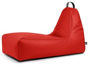 Červený sedací vak z imitácie kože Chill XXL – So Soft?
