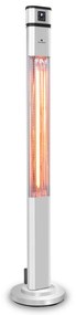 Blumfeldt Heat Guru Plus, infračervený ohrievač, 2000 W, 3 stupne ohrevu, diaľkový ovládač, strieborný