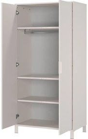 Krémová detská šatníková skriňa 89x180x54 cm Alkmaar – Germania