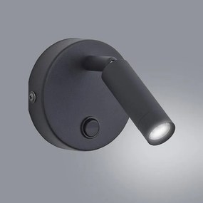 Nástenné bodové svietidlo Enzo 4237 Black K1