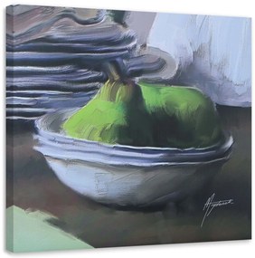 Obraz na plátně Zátiší Hrušky Ovoce - 50x50 cm
