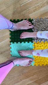 OrtoNature Masážne ortopedické podložky súprava 8 ks - Cesta ježka