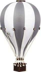 Dekoračný lietajúci balón sivá – dekorácia do detskej izby L-50cm x 30cm