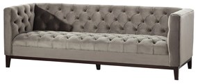 Pohovka Velvet Elite grey pre 3 osoby