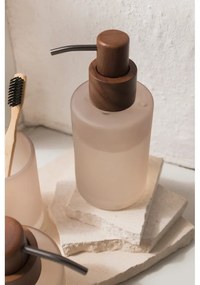 Béžový sklenený dávkovač mydla 280 ml Modest – Mette Ditmer Denmark