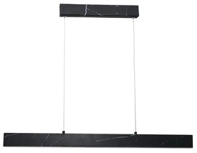 LED Luster na lanku PIERCE LED/18W/230V čierna