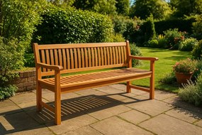 Divero 34978 Záhradná lavica 3-miestna masív 180 cm