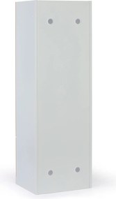 Kovová šatníková skrinka S1 Z, 4 oddiely, 1850 x 600 x 500 mm, kódový zámok, laminované dvere, buk