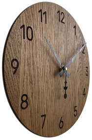 Ručne vyrábané dubové hodiny – tichý chod a moderný dizajn I SENTOP FB-MAS002-A