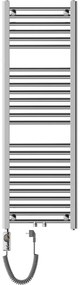 Mexen Mars, elektrické vykurovacie teleso 1200 x 400 mm, 300 W, chrómová, W110-1200-400-2300-01
