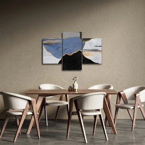 Obraz - Textúrované tvary (90x60 cm)