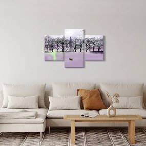 Obraz - Pramice na jazere (90x60 cm)