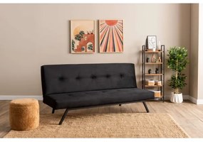 Dvojmiestná rozkladacia pohovka BAKU čierna