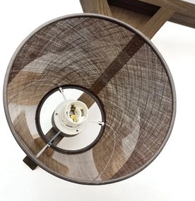 Brilagi - LED  Prisadený luster ANTHONY 3xE14/40W/230V dub orech