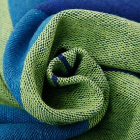 Závesná hojdacia sieť pre 2 ľudí modrá