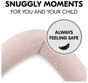 Hauck Multifunkčný vankúš NURSE N CARE, Smoky Pink