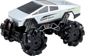LEAN Toys Terénne auto Pick-up na diaľkové ovládanie RC svetlá a dymový efekt 1:16
